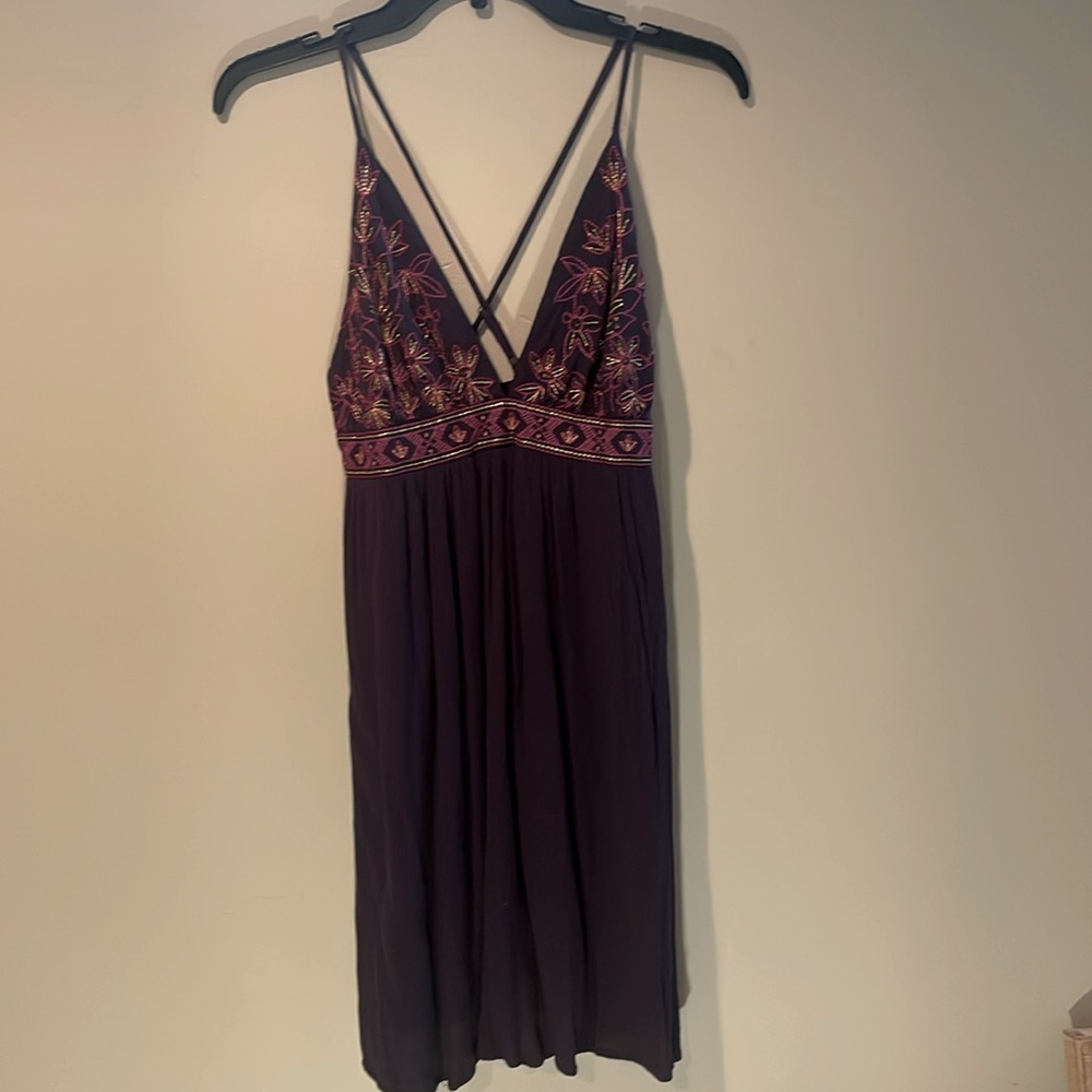 Summer Strappy Blue Dress Size Small